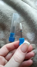 Broca eléctrica de cerámica para pulidora de uñas, accesorios para máquina de manicura, herramientas de esmaltes de Gel, 1 ud.