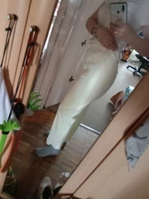 Pants Trousers Women Drawstring Female High-Waist WOTWOY Spliced Loose Autumn Straight