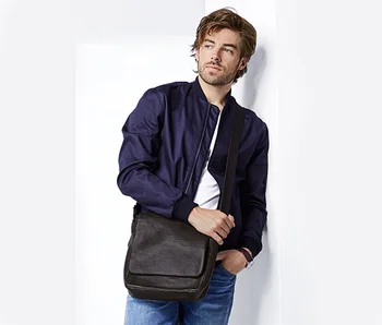 

Leather Bag Cross Bag Business Private, Home Road Shoulder Bag Brown мешок