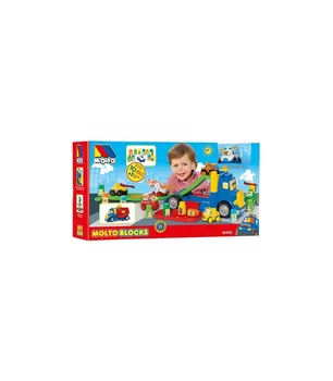 

Molto-Molto carrier truck includes 10 blocks and 1 Molto car