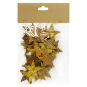 

Yw014 decorative elements made of bark Wood 'звездочки', 4 cm, 30 pcs/pack (yellow)