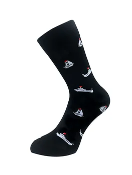 

Black toe cap with vehicles