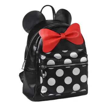 

Backpack casual inspired Minnie MOUs with Official License-Backpack Minnie Mouse for Young or Adult, M
