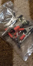 Connector Battery-Plug Alligator-Clips Crocodile-Clip Test-Probe Plastic-Handle Metal