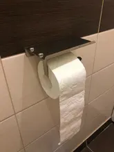 Soporte de papel higiénico de acero inoxidable para baño, montaje en pared, soporte de papel de váter para teléfono, estante, accesorios para rollo de toalla