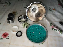 Shower-Head Bathroom Water-Saving Handheld Universal Chrome SPA ABS Round Ce 1pc