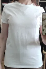 Women's T-Shirts Short-Sleeves Tops Woman Solid-Color 100%Cotton Brand-New for Female