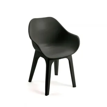 

Anthracite Ghibli resin chair 81x55x45,5cm Progarden
