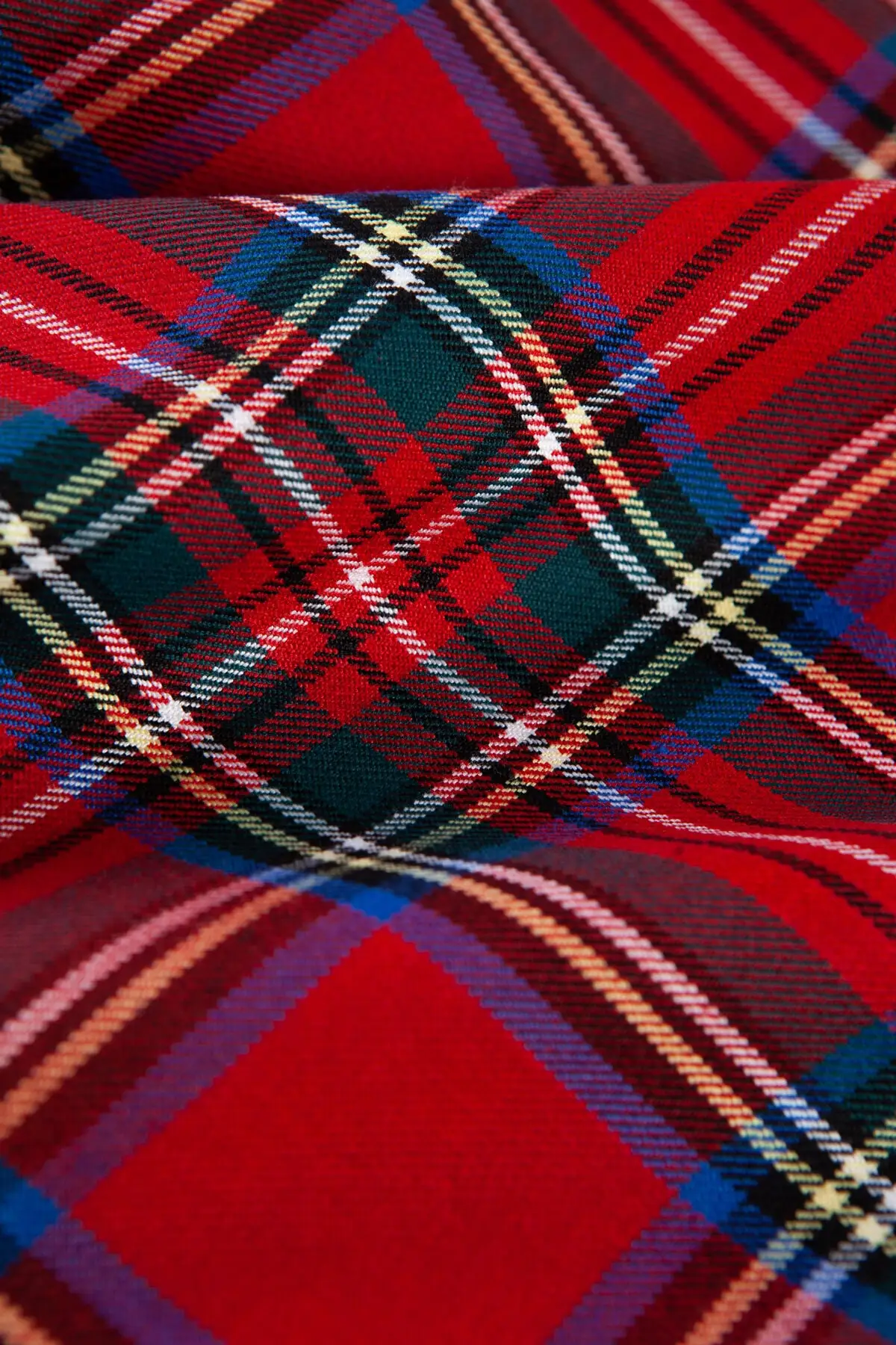 

FS 3635-1 100cmx150cm Ecossaise Plaid Fabric Christmas Tartan Scottish Polyester Viscose Cotton Yarn Twill Pleated Skirt Uniform