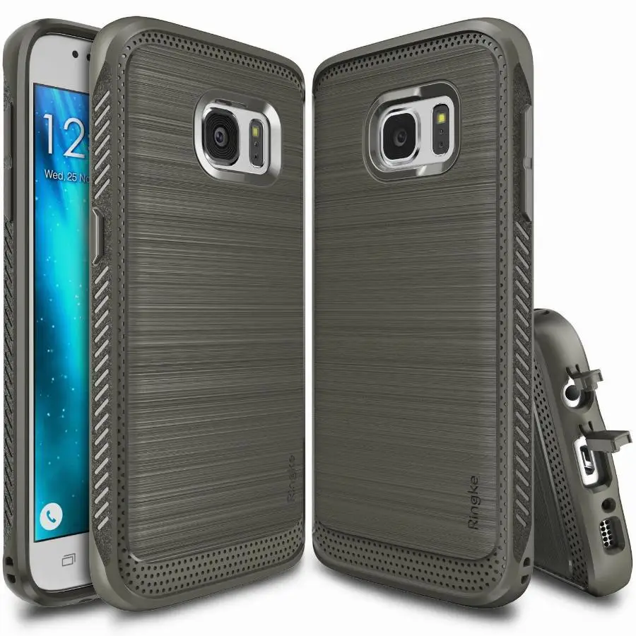 Чехол для Samsung Galaxy S7 Edge Ringke серия Onyx цвет серый (Mist Gray) | Мобильные телефоны и