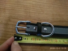 Microfiber Dog Collar Leather Safety Reflective Engraved Puppy Collar ID Name Customized