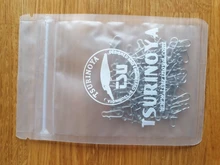 TSURINOYA 100 Uds de acero inoxidable emerillones de pesca barril giratoria de seguridad fotos anzuelo gancho accesorio de caja de aparejos de pesca de señuelos