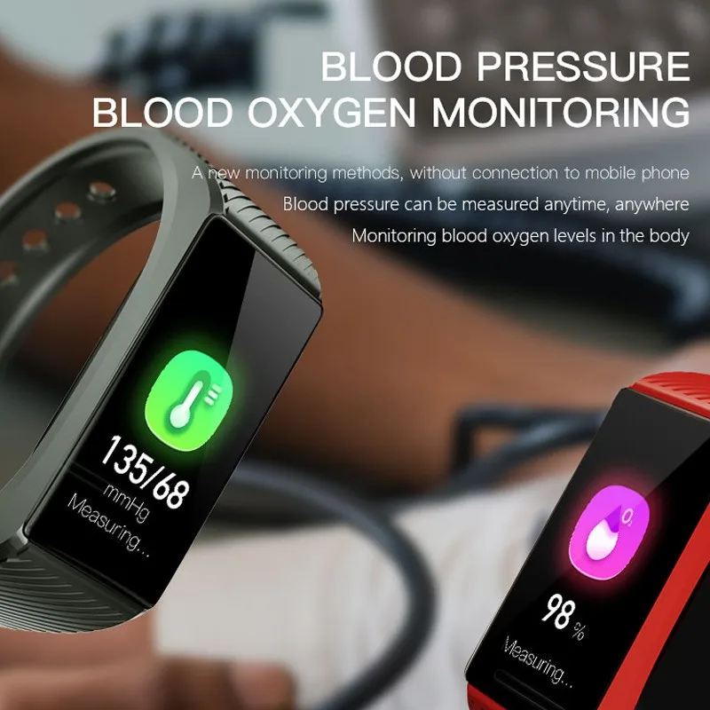 TD18 умный фитнес-Браслет Водонепроницаемый Шагомер фитнес-трекер для измерения сердечного ритма калорий монитор кровяного давления смарт-браслет