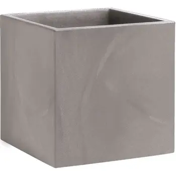 

NICOLI Cachepot, as Flower pot Momus 35 S-35x35x35 cm-ash gray