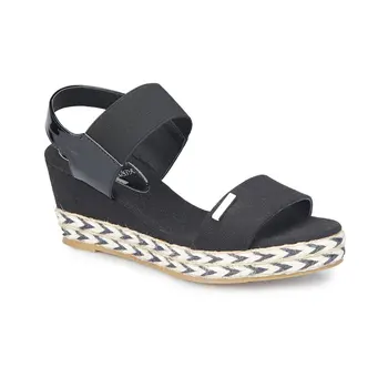 

FLO INHE Black Women 'S Wedges Shoes U.S. POLO ASSN.