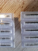 Agujas desechables de tatuaje Magnum preesterilizadas, puntas de jeringa blister, 50 unidades/caja