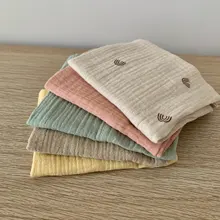 5 uds alimentación de bebé Toalla de gasa suave Toalla de baño recién nacido Saliva toalla paño del Burp D09 20 Dropshipping. Exclusivo.