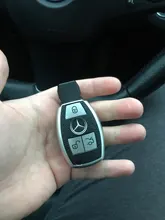 TPU cuero funda de control remoto de coche Protector de cubierta para Mercedes Benz C G M R S clase W204 W212 W176 GLC DE LA CIA GLA AMG accesorios de coche
