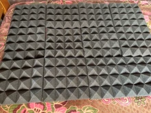 Espuma acústica de estudio insonorizada Panel de tratamiento de absorción de sonido piramidal, esponja protectora de azulejos, 4/8/12/24 Uds., 250x250x50mm, 7 colores