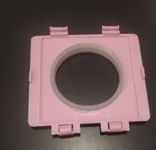 Pequeño hámster jaula accesorios exterior tubo boca deflector hámster de juguete jaulas túnel puerto fuera de la placa