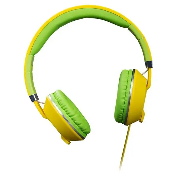 Наушники с микрофоном Hiditec COOL KIDS WHP010006 Yellow