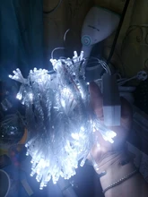 Light Led Curtain-String Window-Decor Christmas Garland Patio Xmas Party 220V EU AIFENG
