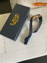 LIGE-reloj analógico de cuarzo para hombre, nuevo accesorio de pulsera resistente al agua con calendario, complemento Masculino de marca de lujo con esfera luminosa en color azul, 2021