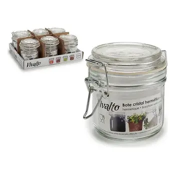 

Glass Jar Transparent (8,5 x 8,5 x 11,5 cm)