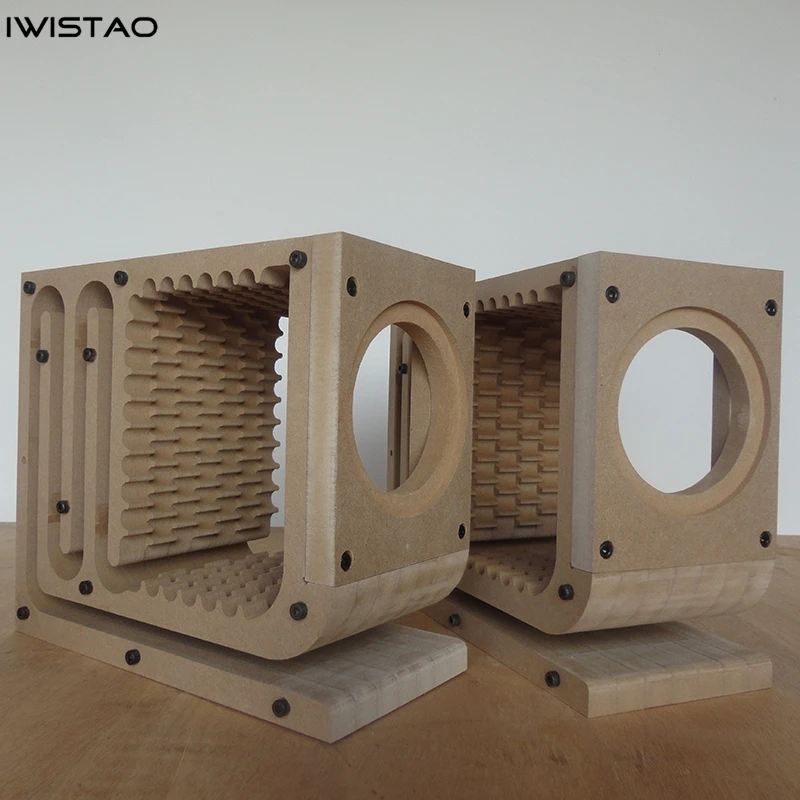IWISTAO HIFI Speaker Empty Cabinet Kit Labyrinth