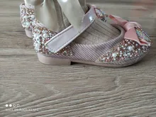 Zapatos de cuero con lazo de diamantes de imitación para niñas, zapatillas de baile de fiesta, zapatos planos de rendimiento para bebés y estudiantes, D785