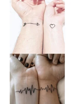 

Couple decals-3 cm x 2 cm-Rectangular Mini (Set of 2 pcs)