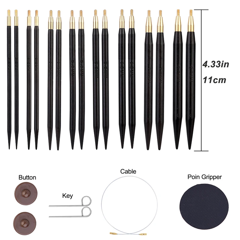 Nonvor SKC Set Multi-size Sandalwood Needles Sweater Knitting Tools And Connecting Line Wool Cotton Yarn Knitting Accessories knitting needles knitting supplies