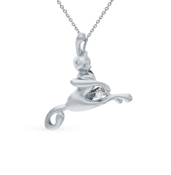 

Silver Pendant with cubic zirconia sunlight sample 925