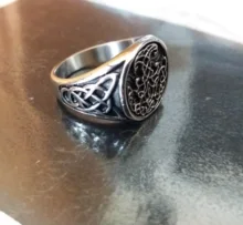 Knotwork-Ring Jewellery Norse Amulet Viking Celtics Stainless-Steel Tree-Of-Life EYHIMD