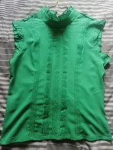 Camisetas ajustadas con manga de volantes para mujer, blusas ajustadas informales para oficina, blusa blanca Vogue para mujer 2020