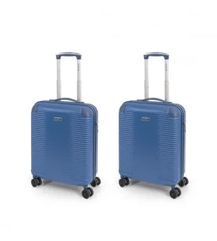 

Set 2 Suitcases Cabin 4 Wheels Gabol Balance Blue