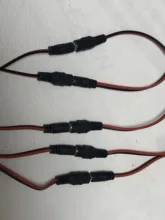 5 unids/lote 5,5x2,1mm 12V Mujer/hombre de toma de corriente DC Jack conector de clavija Cable de la nave de la gota