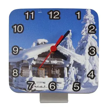 

Sublimation Eco. MDF Square Table Clock 14 cm