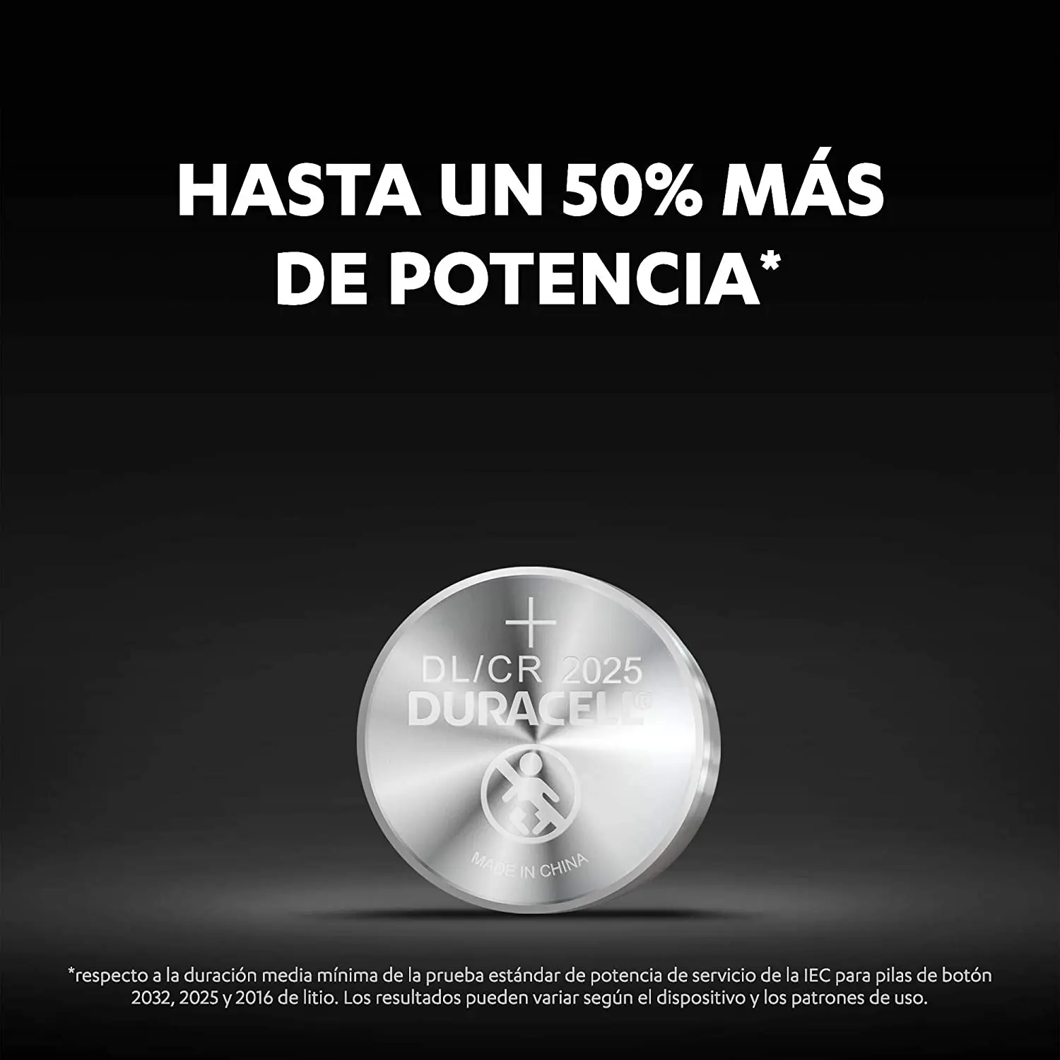 Pilas de botón de litio Duracell CR 2025