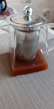 Glass Teapot Tea-Kettle INFUSER-FILTER Puer Flower Oolong Kung-Fu Heat-Resistant Stainless-Steel