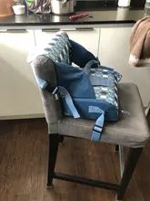 Cojín de refuerzo para bebé, almohadilla de silla aumentada para niños, antideslizante, impermeable, cojín para comedor, silla ajustable