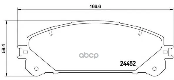 Колодки Тормозные Передние Brembo P83145 Brembo арт. P83145