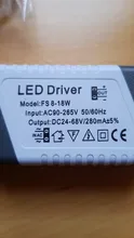 Fuente de alimentación del Controlador LED de 8-18W/ 8-24W transformador de 90-265V, lámparas de luz, transformador de iluminación, fuente eléctrica impermeable