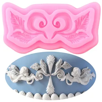 

Sugarcraft Leaves Shape Cake Border Fondant Silicone Mold DIY Cake Decorating Tools Candy Polymer Clay Chocolate Gumpaste Mould