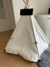 Tienda de campaña portátil para mascotas, casa de perro, cama para gato con cojín para perro cachorro