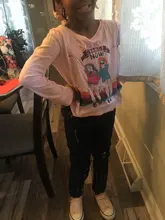 Pantalones vaqueros con dibujo de gato para niñas, mallas de lápiz para primavera y otoño, nueva moda