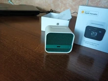 Xiaomi-Detector de aire Qingping Lite CO2 PM2.5, Monitor de temperatura y humedad, pantalla táctil que funciona con la aplicación Mijia Apple HomeKit