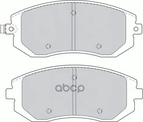 Колодки Тормозные Subaru Forester 01-/Impreza 01-/Legacy 98- Передние Ferodo Fdb1639 Ferodo арт. FDB1639