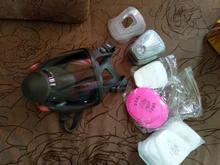 Mascarilla facial para fumigación, filtro para el trabajo, seguridad, protección contra el formaldehído, 6800