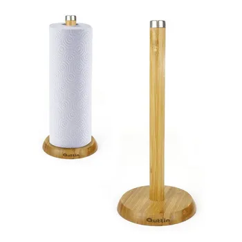 

Toilet paper holder kitchen Quttin bamboo (ø 16x33,5 cm)